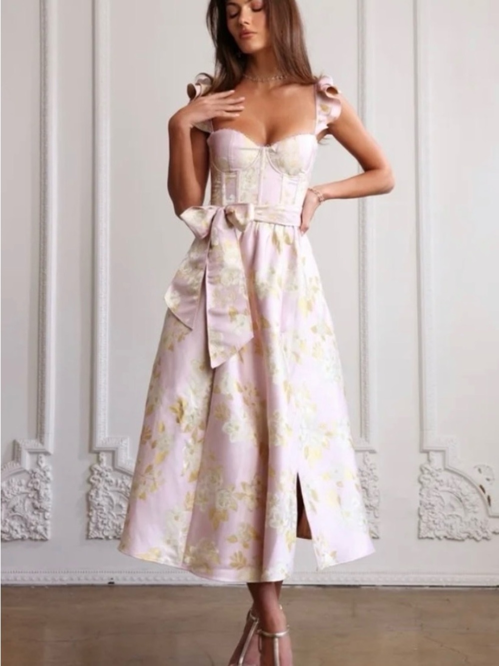 V Chapman Vera Dress in Light Lilac